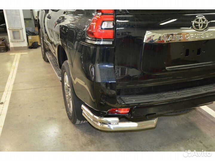 Защита заднего бампера D76/42 Toyota Prado 150