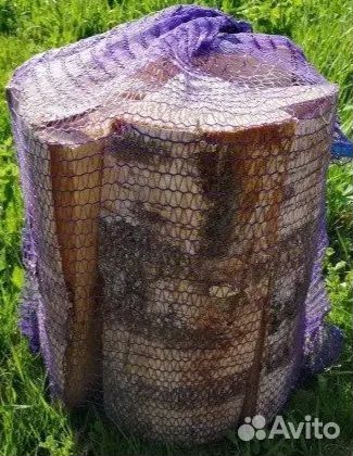 Дрова колотые в сетках