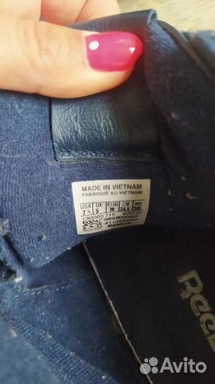 Кроссовки сникерсы reebok