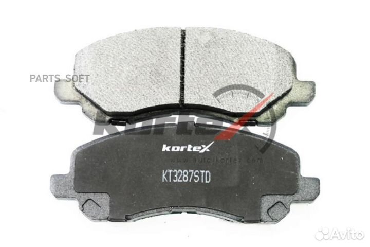 Kortex KT3287STD Колодки тормозные дисковые перед
