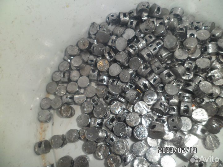 Пломбы свинцовые диаметр 8мм высота 5мм