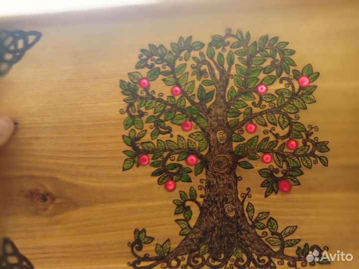 Поднос деревянный