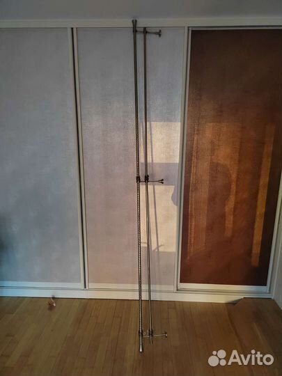 Карниз для штор металлический (бронза)