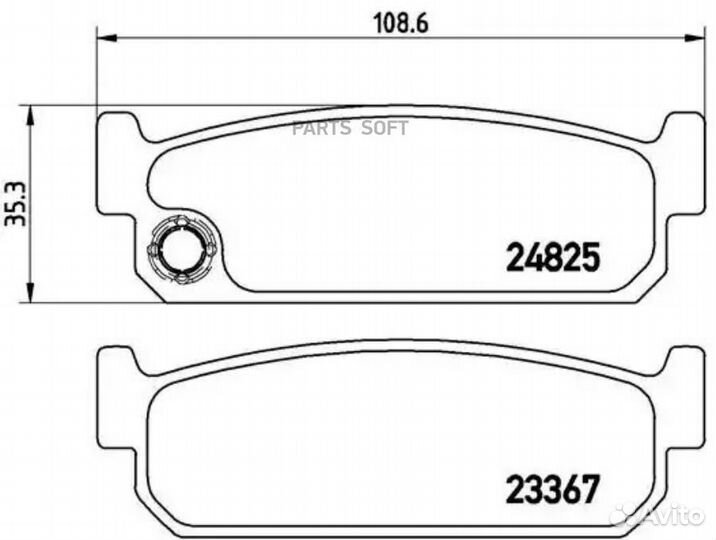 Brembo P56067 Колодки тормозные nissan maxima QX 9
