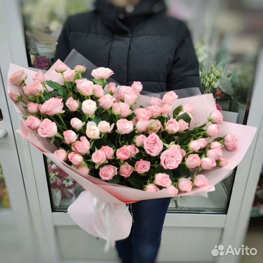 Цветы розы и букеты с доставкой круглосуточно 24