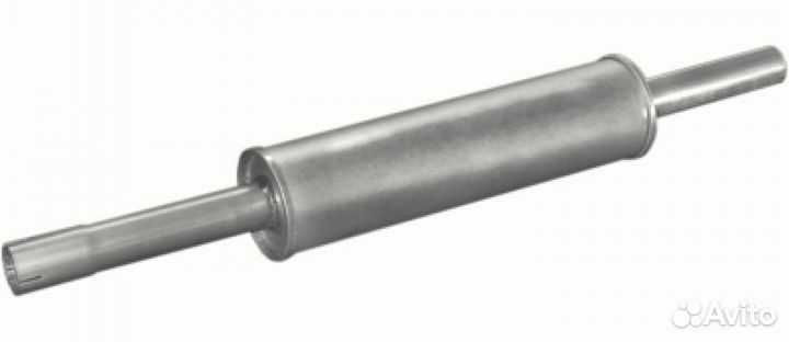 Глушитель средн часть VW golf III 91-97, golf III