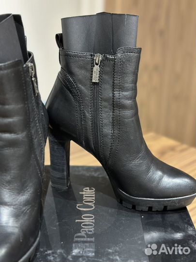 Ботильоны ботинки на каблуке 38