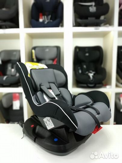 Автокресло 0-18кг изофикс Siger Наутилус серый цве