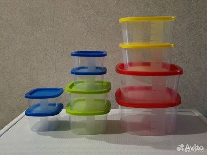 Набор контейнеров новый 10 шт