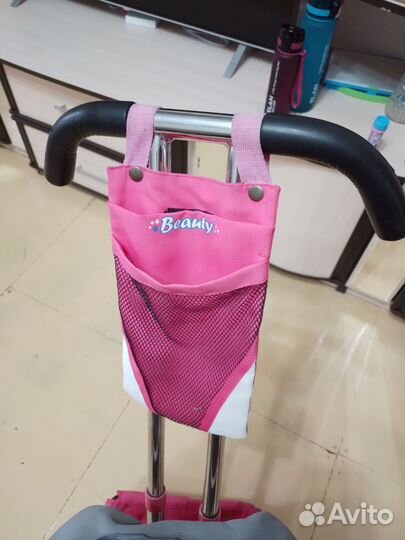 Велосипед коляска с ручкой бу