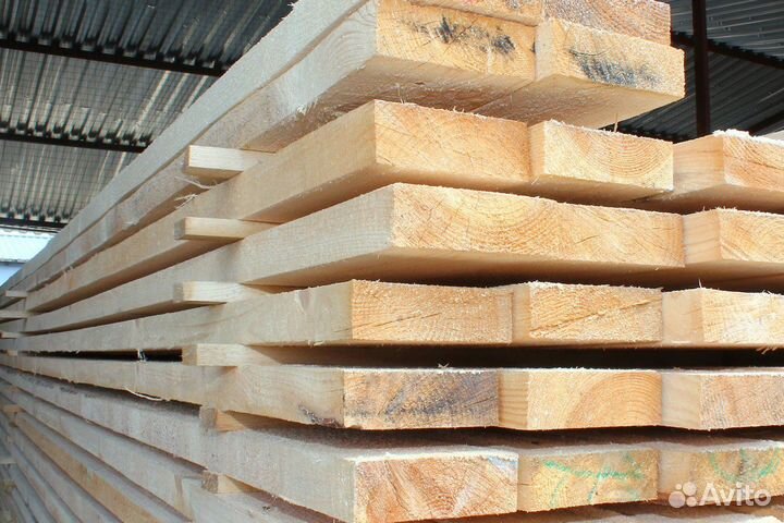 Доска обрезная хвоя 40x150x6000