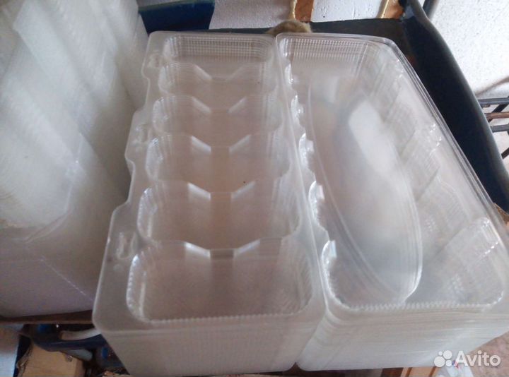 Упаковка пластик для пирожного