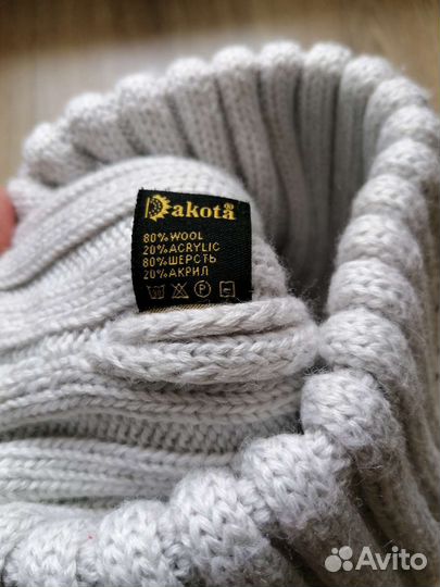 Комплект шапка и шарф