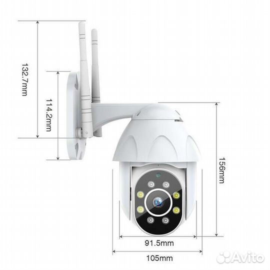 Видеоняня 4k8мп