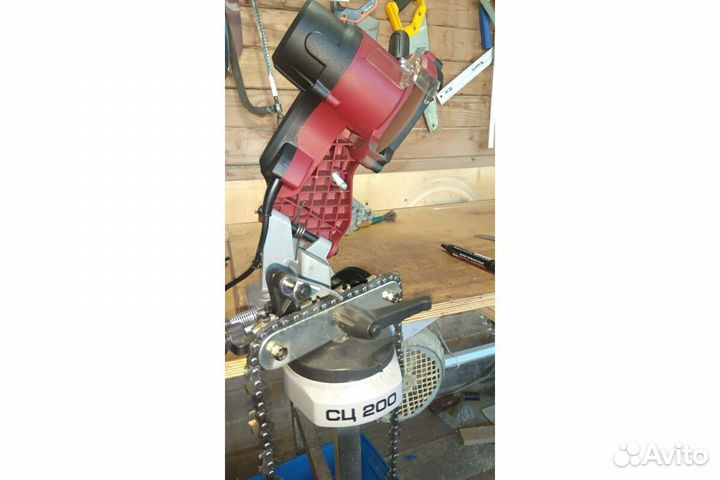 Заточной станок для пильных цепей зубр сц-200