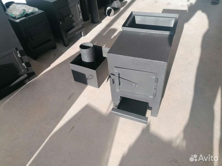 Буржуйка со съемной каменкой