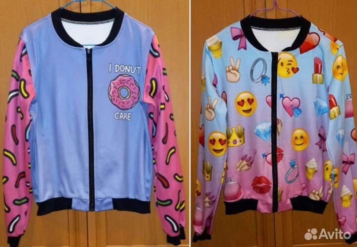 Бомбер для девочки (2 вида). На 12-14 лет