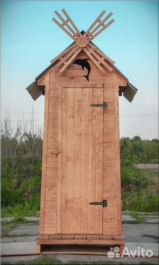 Дачный туалет деревянный А251