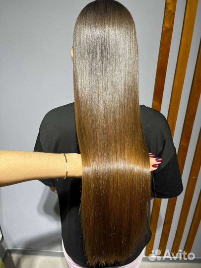 Кератиновое выпрямление