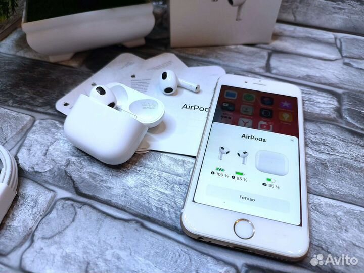 Airpods 3 Premium iOS 16 Новые + Гарантия