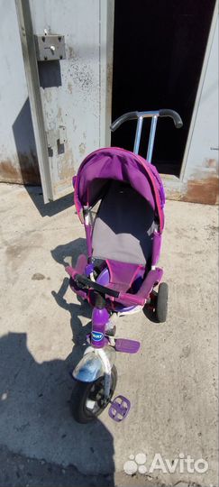 Велосипед коляска с ручкой