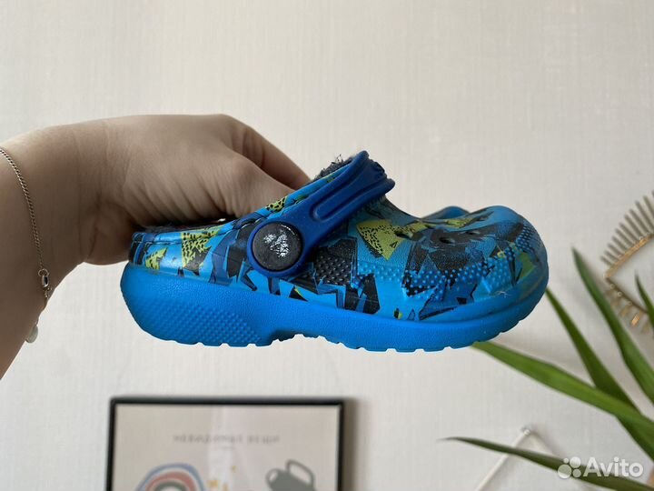 Crocs сабо c7 утепленные