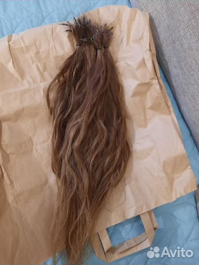 Волосы для наращивания 50 см, славянка