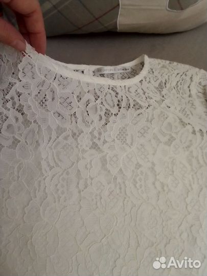 Блузка белая