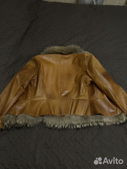 Куртка кожаная женская 44-46