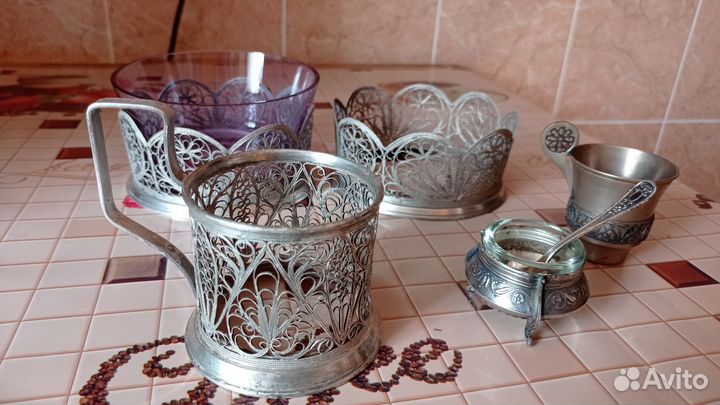 Мельхиоровая посуда СССР