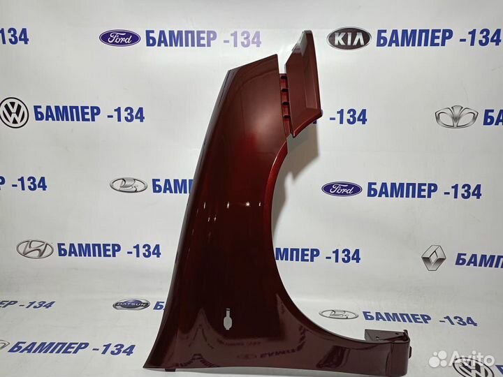 Крыло переднее правое пластик лада калина 1