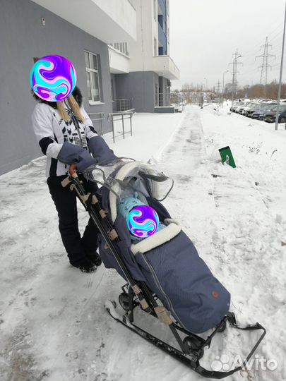 Санки коляска ника 7 8