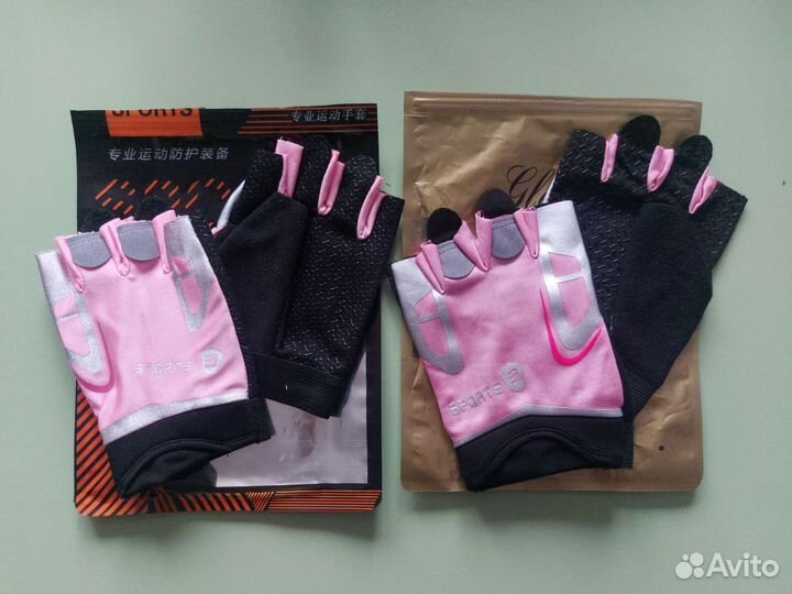 Перчатки спортивные фитнес перчатки новые