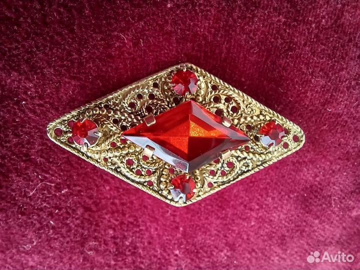 Красивая брошь, подарок на день рождения, СССР