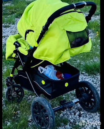 Коляска прогулочная capella Сибирь, салатовая