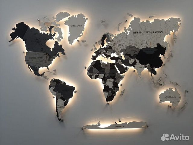 Деревянная карта