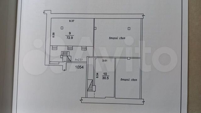 Помещение 358.5 м² первая линия