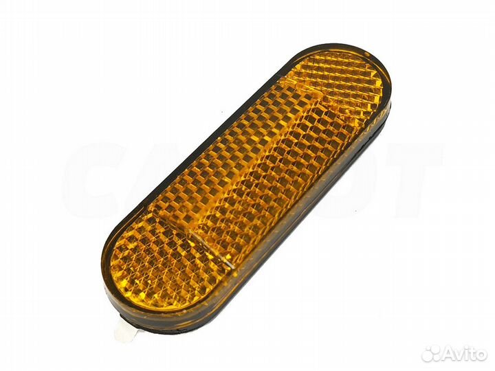 Катафот 72х23мм оранжевый