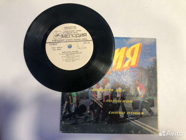 Виниловая пластинка ансамбль 