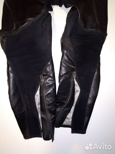 Кожанные мотоштаны REV'IT, мужские, р-р 48