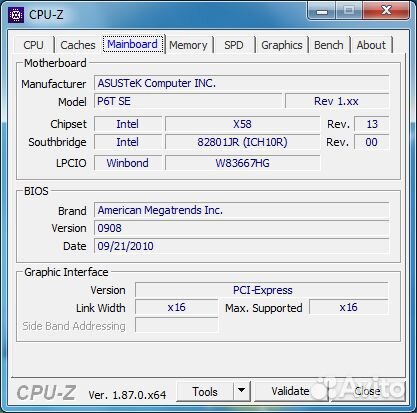1366 Asus P6T SE