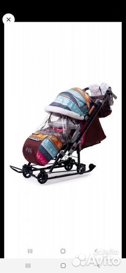 Санки коляска ника 7 3