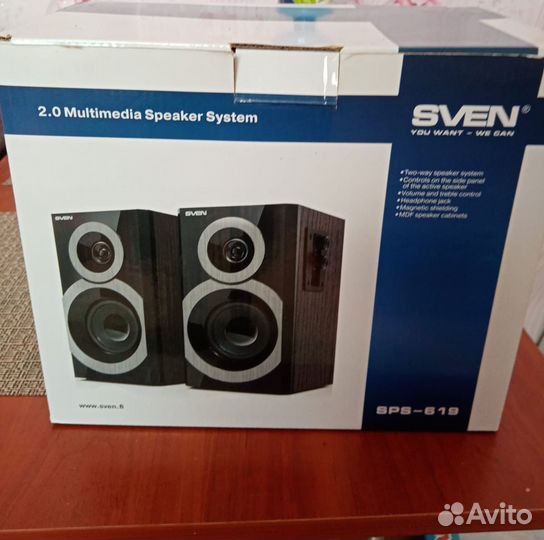 Колонки sven sps 619 новые