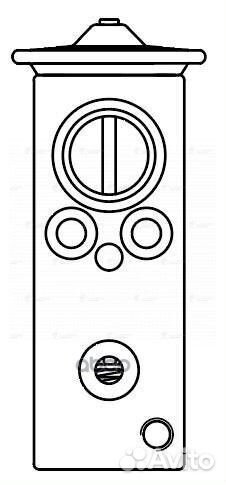 Клапан расш. кондиционера (трв) renault fluence