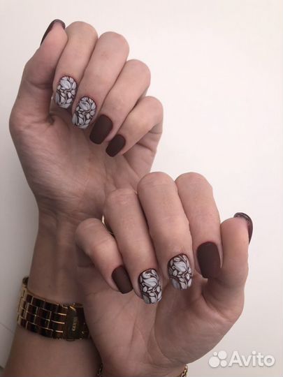 Аппаратный Маникюр, педикюр покрытие гель лаком