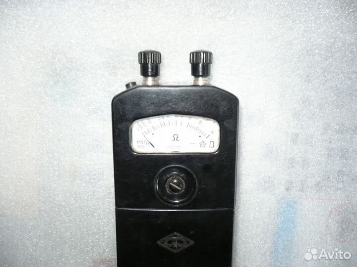 Омметр-тестер М57Д для электрика-кабельщика (СССР)