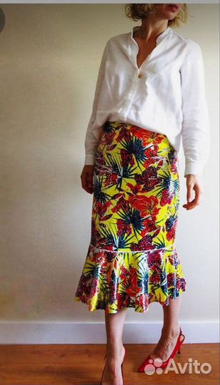 Юбка пайетки Zara 48