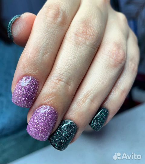 Титановый маникюр без уф лампы