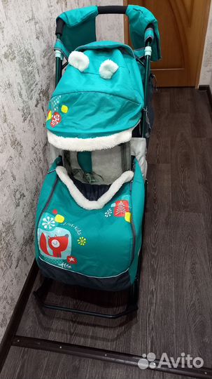 Детские санки коляска бу