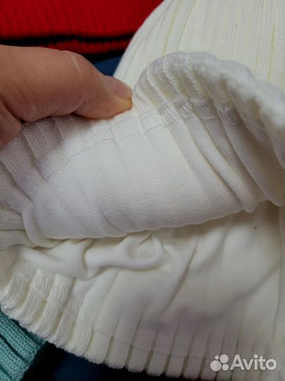 Шапка с отворотом и хб подкладой